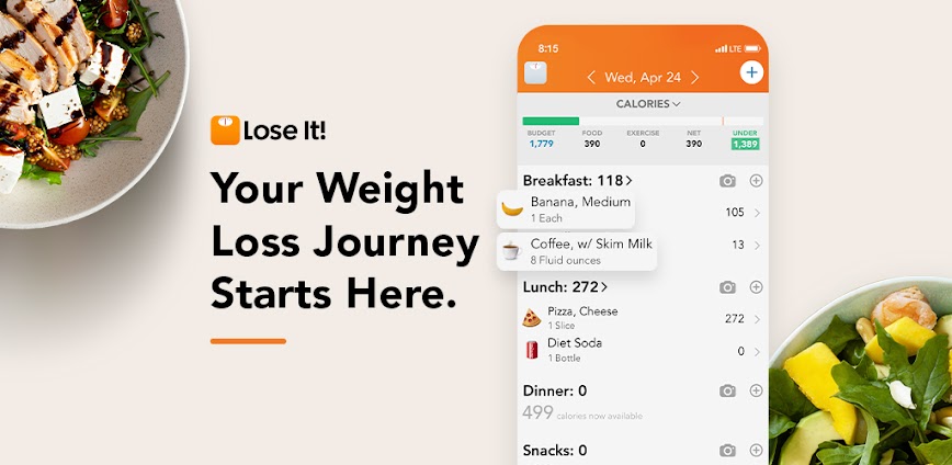 Calorie Counter by Lose It! v17.1.101 MOD APK [Subscribed Unlocked]