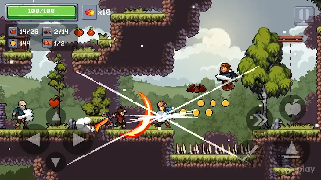 Apple Knight 2: Action Game 2.1.0 APK [MOD free shopping]