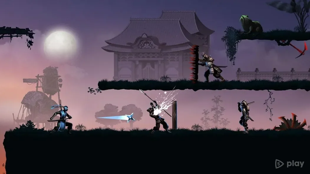 Ninja warrior: legend of shadow fighting games 1.84.1 APK [MOD money]