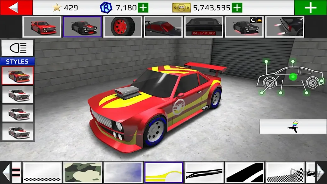 Rally Fury – Extreme Racing 1.116 APK [MOD money]