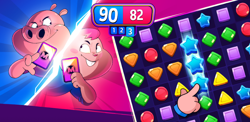 Match Masters Mod APK 5.100 [Unlimited money, boosters]