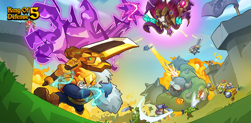 King of Defense 5: TD Games v1.0.35 MOD APK [Menu, 14 FEATURES]