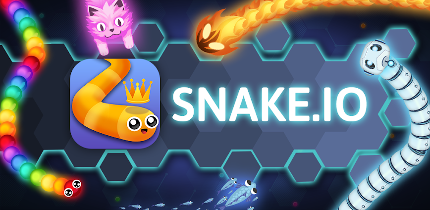 Snake.io v2.2.27 MOD APK [Unlocked Skins, Drone View]