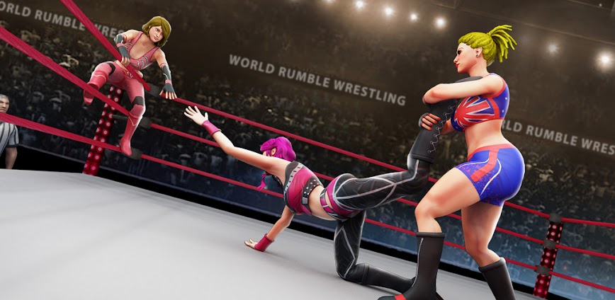 Bad Girls Wrestling Game v4.8 MOD APK [Unlock Character, High Gold]
