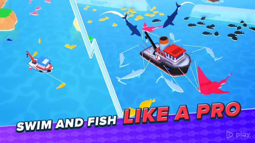 Fish idle: hooked tycoon. Your own fishing boat 7.9.4 APK [MOD money]