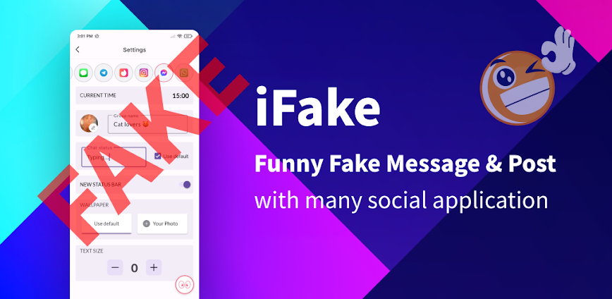 iFake Mod APK 19.1 [Pro Unlocked]